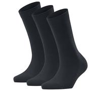 FALKE Chaussettes Pour Femmes Pack De 3 - Family SO, Chaussettes Courtes, Unies