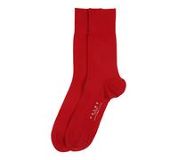Falke Chaussettes Homme Airport M laine/coton unies 1 paire Rouge Scarlet 47-48