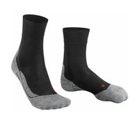 Falke Chaussettes de running RU4 Endurance Wool Hommes Laine vierge anatomiques EU 39-41 Noir