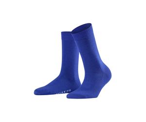 FALKE Chaussettes 'Softme' bleu cobalt, Taille 35-36