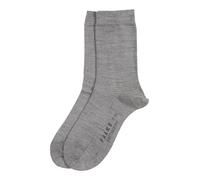 FALKE Chaussettes 'Softmerino' gris chiné, Taille 41-42