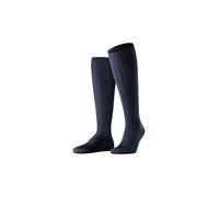 Falke Chaussettes longues Homme Teppich Im Schuh M Kh laine unies 1 paire Bleu Dark Navy 41-42