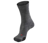 Falke Chaussettes de randonnée TK2 Explore M – Laine épaisse anti-ampoule – Homme Gris 42-43