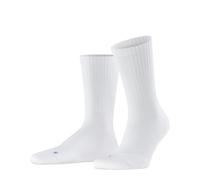 FALKE Chaussettes unisexes Run Rib Crew U So Coton Matière fonctionnelle Couleur unie 1 paire Blanc Blanc 2000 44-45
