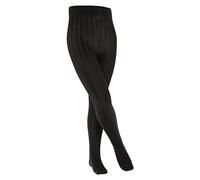 FALKE Classic Rib K Ti coton épais unis 1 paire, Collants Mixte enfant, Noir Black 3000, 122-128