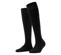 FALKE ClimaWool W KH thermorégulées unies 1 paire, Chaussettes longues Femme, Noir (Black 3000), 39-40