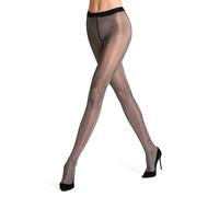 FALKE Collant mode GLITTER 30 DEN black/silver noir | L