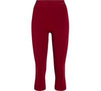 Falke - Collant technique chaud - 3/4 Tights Warm W Merlot pour Femme - Taille L - Bordeaux Bordeaux L