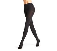 FALKE Warm Deluxe 80 DEN W Ti opaques épais fantaisie 1 paire, Collants Femme, Noir Black 3009, S-M