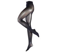 FALKE Matt Deluxe 30 DEN W Ti Transparents Fantaisie Collants, Bleu (Marine 6179), L Femme