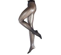 FALKE Dot 15 DEN W Ti transparents fantaisie 1 paire, Collants Femme, Bleu Marine 6179, S