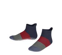 FALKE Colour Block K Hp coton picots sur la semelle 1 paire, Chaussettes Chaussons Mixte enfant, Bleu Dark Blue Melange 6688, 23/26 EU