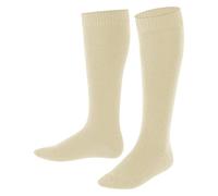 FALKE Comfort Wool K Kh laine unies 1 paire, Chaussettes longues Mixte enfant, Beige Cream 4011, 31-34