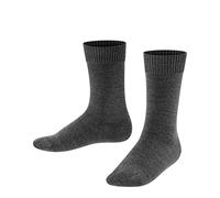 FALKE Comfort Wool K So laine coton unies 1 paire, Chaussettes Mixte enfant, Gris Dark Grey 3070, 27-30
