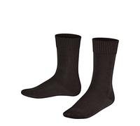 FALKE Comfort Wool K So laine coton unies 1 paire, Chaussettes Mixte enfant, Marron Dark Brown 5230, 35-38