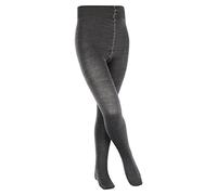 FALKE Comfort Wool K Ti laine épais unis 1 paire, Collants Mixte enfant, Gris Dark Grey 3070, 122-128