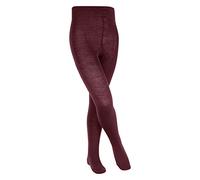 FALKE Comfort Wool K Ti laine épais unis 1 paire, Collants Mixte enfant, Rouge Ruby 8830, 122-128