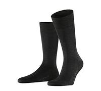 FALKE Cool 24/7 M So coton unies 1 paire, Chaussettes Homme, Gris Anthracite Melange 3080, 43-44