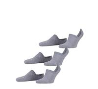 FALKE Cool Kick Invisible 3-Pack U IN respirantes unies lot de 3 paires, Chaussettes invisibles Mixte, Gris (Light Grey 3400), 46-48