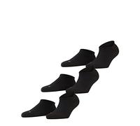 FALKE Cool Kick Sneaker 3-Pack U SN respirantes unies lot de 3 paires, Chaussettes basses Mixte, Noir (Black 3000), 44-45