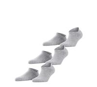 FALKE Cool Kick Sneaker Multipack U Sn respirantes unies lot de 3 paires, Chaussettes basses Mixte, Gris Light Grey Melange 3775, 37-38