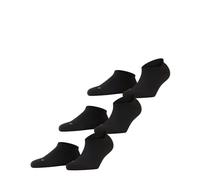 FALKE Cool Kick Sneaker Multipack U Sn respirantes unies lot de 3 paires, Chaussettes basses Mixte, Noir Black 3000, 35-36