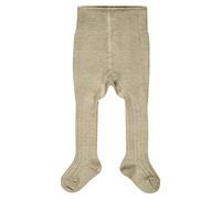 FALKE Cosy Rib B Ti coton cachemire épais unis 1 paire, Collants Mixte bébé, Beige Sand Melange 4650, 74-80