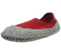 FALKE Pantoufle gris chiné / rouge, Taille 33-34