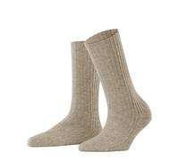 Falke Chaussettes Femme Cosy Wool Boot W - laine, viscose, cachemire - Beige Melange 35-38 1 paire