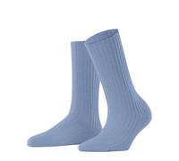 FALKE Cosy Wool Boot W So laine viscose cachemire unies 1 paire, Chaussettes Femme, Bleu Airy Blue 6707, 39-42