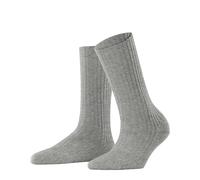 FALKE Cosy Wool Boot W So laine viscose cachemire unies 1 paire, Chaussettes Femme, Gris Light Heather 3223, 35-38