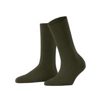 FALKE Cosy Wool Boot W So Laine Viscose Cachemire Unies Chaussettes, Vert Artichoke 7436, 39-42 Femme