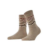 FALKE Cosy Wool W So Laine Viscose Cachemire Unies Chaussettes, Beige Melange 4091 Special Edition, 39-42 Femme