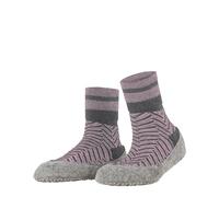 FALKE Cosyshoe Herringbone W HP laine picots sur la semelle 1 paire, Chaussettes Chaussons Femme, Gris (Grey Melange 3270), 37-38