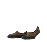 FALKE Cosyshoe Invisible M HP Laine Picots sur la Semelle Chaussettes stoppeurs, Beige Wood 4241, 43/44 EU Homme