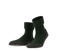 FALKE Cosyshoe M Hp laine picots sur la semelle 1 paire, Chaussettes Chaussons Homme, Vert Green Melange 7318, 37/38 EU