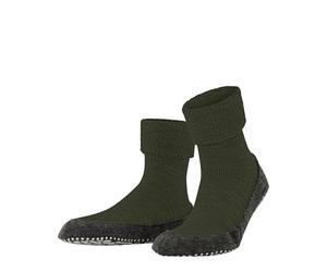 FALKE Cosyshoe M Hp laine picots sur la semelle 1 paire, Chaussettes Chaussons, Vert Dark Moss 7617, 41-42