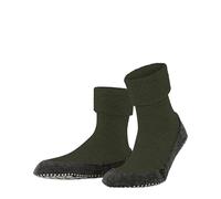 FALKE Cosyshoe M HP Laine Picots sur la Semelle Chaussettes stoppeurs, Vert Dark Moss 7617, 37/38 EU Homme