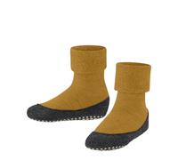 FALKE Cosyshoe Minis K Hp laine picots sur la semelle 1 paire, Chaussettes Chaussons, Jaune Curcuma 1853, 21-22