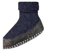 FALKE Cosyshoe Minis K Hp laine picots sur la semelle 1 paire, Chaussettes Chaussons Mixte enfant, Bleu Dark Blue 6680, 23/24 EU