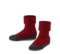FALKE Cosyshoe Minis K HP laine picots sur la semelle 1 paire, Chaussettes Chaussons Mixte enfant, Rouge (Fire 8150), 27-28