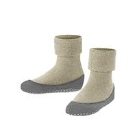 Falke Chaussons-chaussettes Cosyshoe K Hp laine picots semelle Mixte enfant Beige Sand Melange 29/30