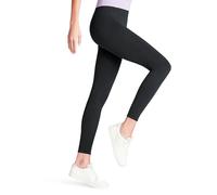 FALKE Cotton Seamless W Le opaques unis 1 paire, Leggings Femme, Gris Graphite 3146, M 40-42