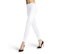 FALKE Cotton Touch K Le opaques unis 1 paire, Leggings Mixte enfant, Blanc White 2000, 110-116