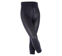 FALKE Cotton Touch K Le opaques unis 1 paire, Leggings Mixte enfant, Bleu Dark Navy 6370, 98-104