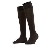 FALKE Cotton Touch W KH fines unies 1 paire, Chaussettes longues Femme, Marron (Dark Brown 5239), 39-42