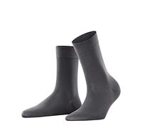 FALKE Cotton Touch W SO fines unies 1 paire, Chaussettes Femme, Gris (Platinum 3903) nouveau - écologique, 39-42