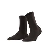 FALKE Cotton Touch W SO fines unies 1 paire, Chaussettes Femme, Marron (Dark Brown 5233) nouveau - écologique, 39-42