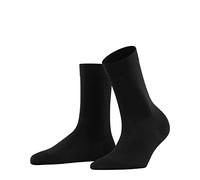 FALKE Cotton Touch W SO fines unies 1 paire, Chaussettes Femme, Noir (Black 3000) nouveau - écologique, 35-38