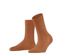 FALKE Cotton Touch W SO fines unies 1 paire, Chaussettes Femme, Orange (Tandoori 8576) nouveau - écologique, 39-42
